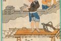 Japanischer Farbholzschnitt in der Ausstellung Japan auf Papier im Dresdner Residenzschloss