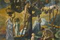 weinlese - tempera auf leinwand um 1906