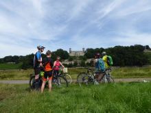 Schloss Albrechtberg mit Fahrrad erkunden