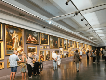 Ausstellung 'Caspar David Friedrich. Wo alles begann' im Albertinum Dresden mit 49 Gemälden und dem Karlsruher Skizzenbuch, präsentiert anlässlich des 250. Geburtstags des Künstler