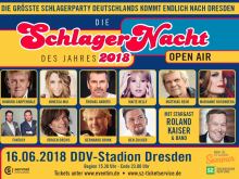 Schlagernacht Flyer Konzert