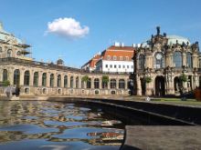 Zwinger im Sommer Dresden Reise