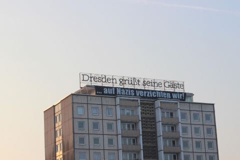 Dresden grüßt seine Gäste Werbung