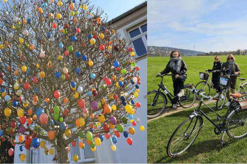 Die Stadtführung mit fahrrad zu Ostern in Dresden